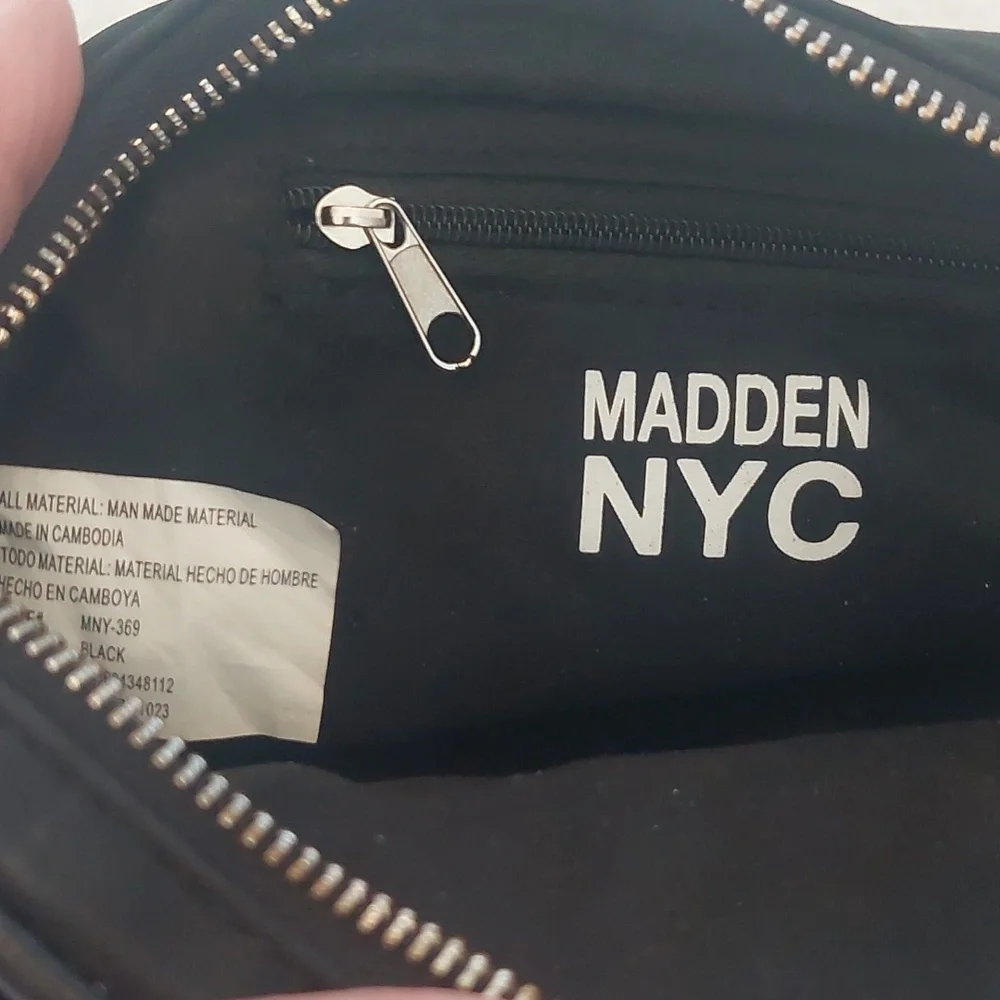Madden NYC Nylon Mini Convertible Belt and Crossbody Camera Bag - Picture 10 of 11